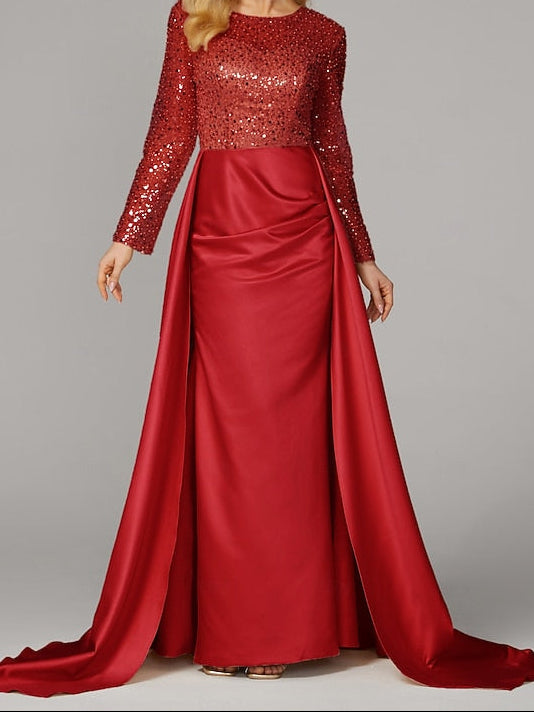 Masquerade Gown Dress Mermaid Carnival Floor Elegant Evening FashionChic