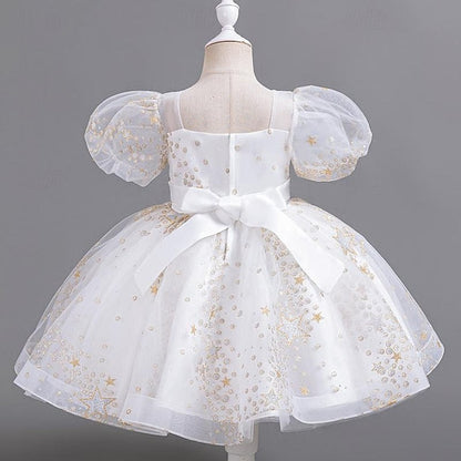 Dress Party Girls' Floral Flower Kids Girl Sequin FashionChic
