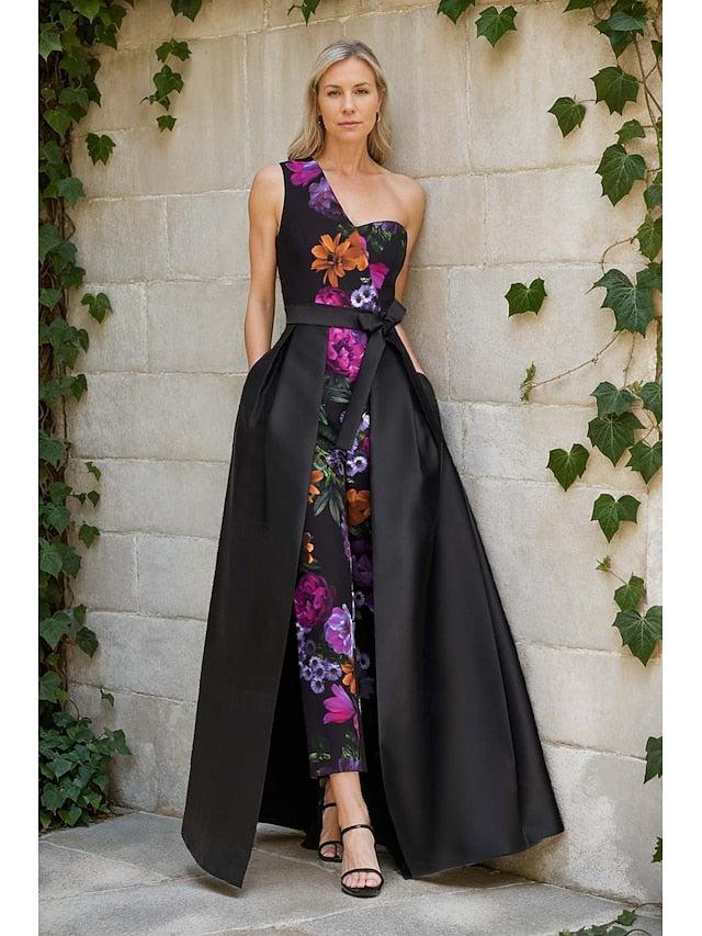 Elegant Pantsuit Jumpsuit of / Mother Print the Bride Floral FashionChic