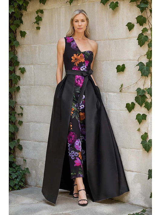Elegant Pantsuit Jumpsuit of / Mother Print the Bride Floral FashionChic