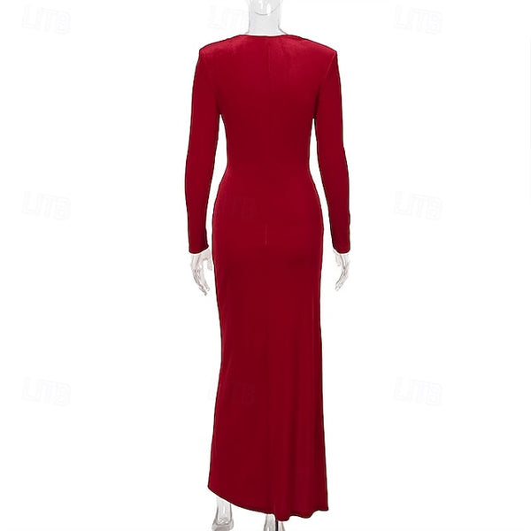 Women's Long Dress Maxi Dress Velvet Dress Party Dress