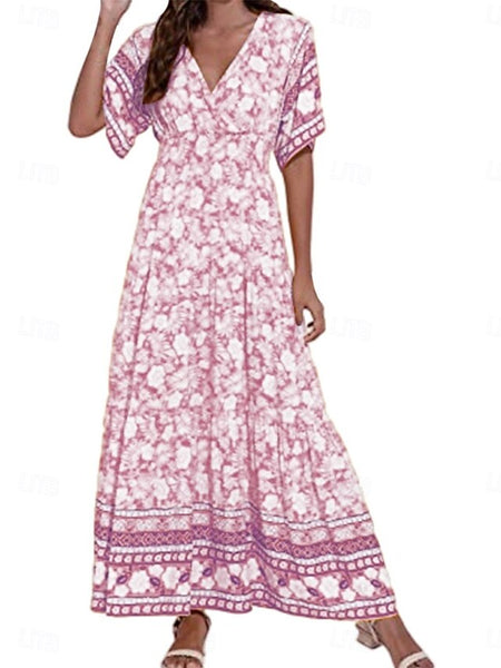Women's Maxi Dress A Line Dress Vacation Casual Boho