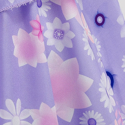 Isabela Girl Madrigal Encanto Flower Dress Fairytale Princess FashionChic