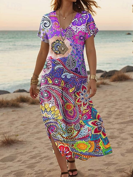 Women's Maxi Dress Casual Dress A Line Dress Stylish Casual FashionChic