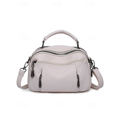 Crossbody Leather Faux Bag Women's FashionChic