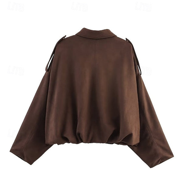 Warm Comfortable Pocket Jacket Women's Zipper Casual FashionChic