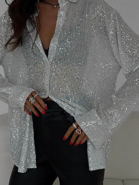 Women's Sequin Sparkly Party Glitter Sparkly Daily Stylish FashionChic