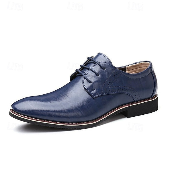 Oxfords Shoes Dress Business Men's Classic Derby FashionChic