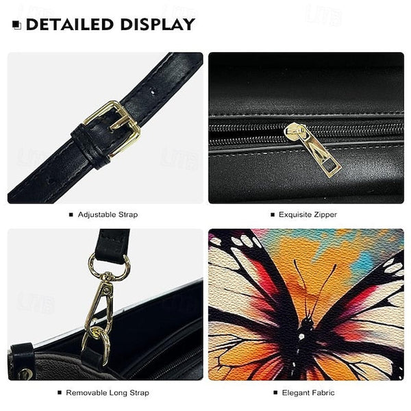 Women's Shoulder Handbag Boston PU Bag Crossbody FashionChic