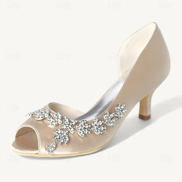 Bridal Women's Bling Shoes Wedding Sparkling FashionChic