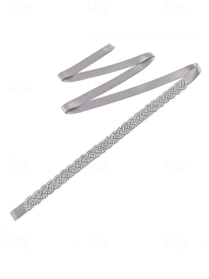 Wedding Waistband Crystal Rhinestone Bridal – Dress Elegant FashionChic