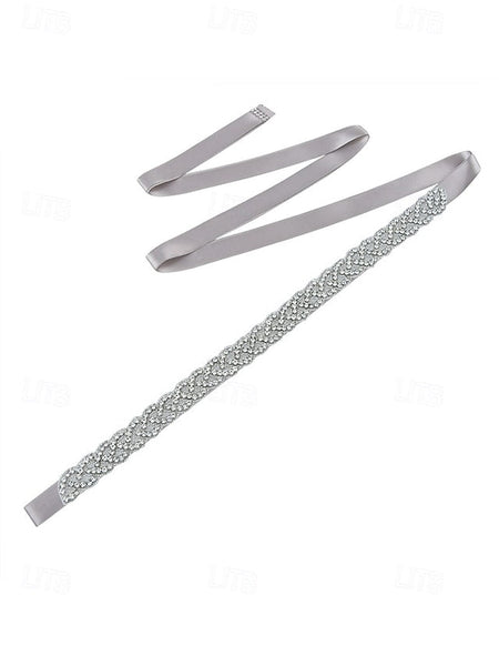 Wedding Waistband Crystal Rhinestone Bridal – Dress Elegant FashionChic