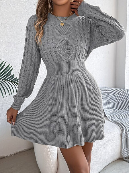 Women's Mini Dress Sweater Dress Casual Dress Elegant