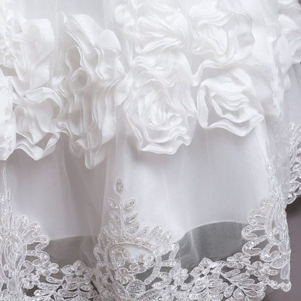 Party Floral Plain Girls' Kids Line Dress A Little FashionChic