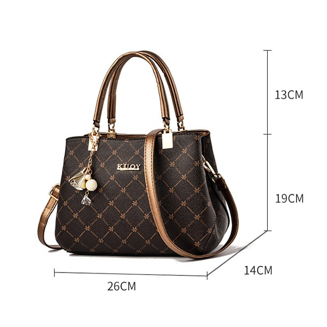 Women's Men's PU Party Leather Bag Shoulder Handbag FashionChic