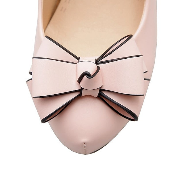 Cosplay Daily Shoes Lolita PU Girls' Heels Heel Dress FashionChic