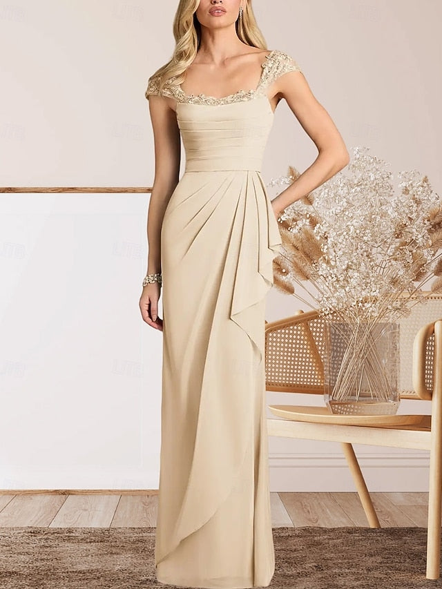 the Elegant Mother Guest A-Line Wedding Dress Bride of FashionChic