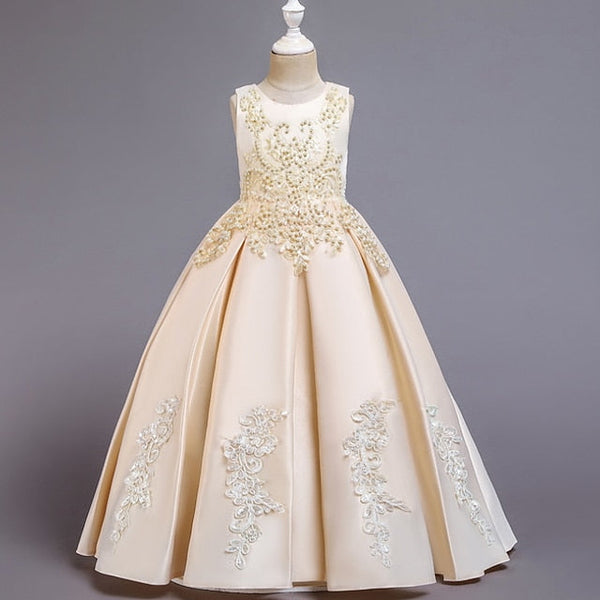 Party Girl Girls' Wedding Dress Flower FashionChic