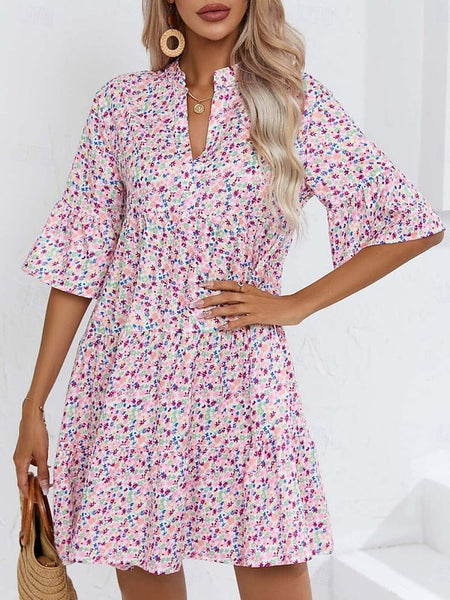 Women's Mini Dress Casual Dress Boho Chic Dresses A Line FashionChic