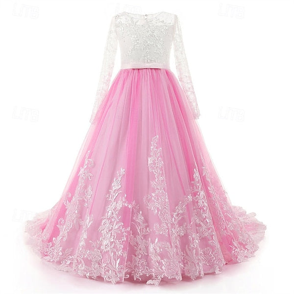 Dress Girls' Kid's Girl Flower Princess FashionChic