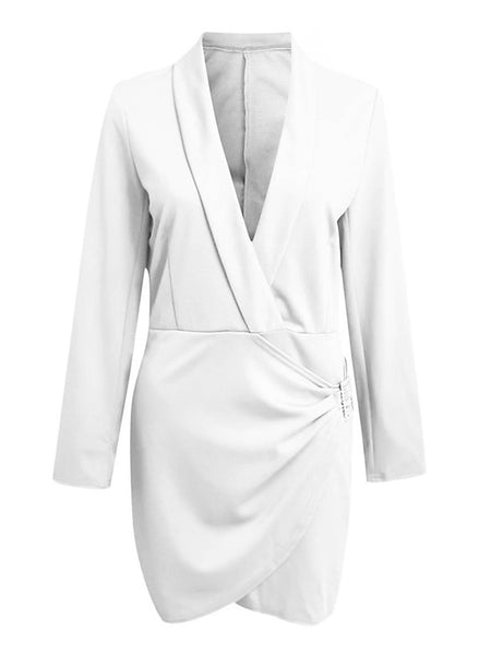 Women's Party Dress Cocktail Dress Work Dress Ruched Shirt