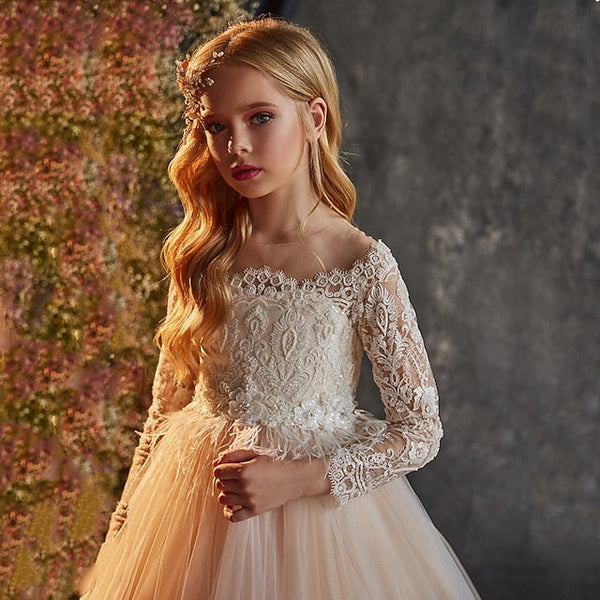 Flower Girl Princess Dress Party Wedding Girls' FashionChic