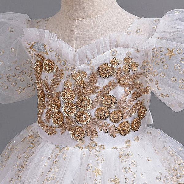 Princess Girls' Girl Kid's Flower Dress FashionChic