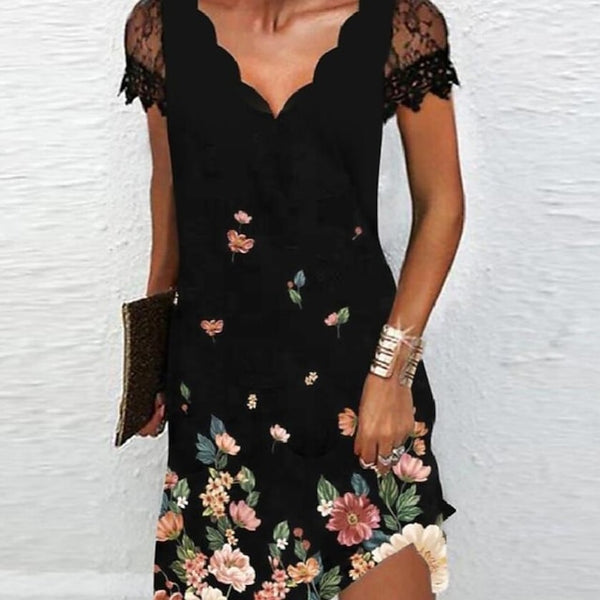 Women's Midi Dress Casual Dress Shift Dress Elegant Fashion