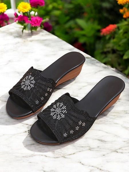 Ankle Black for - Classic Sandals Women Strappy Heel Block Chic FashionChic