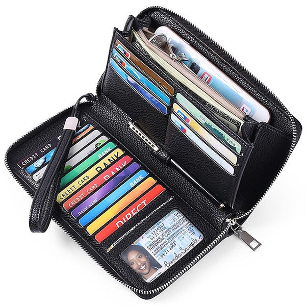 Leather Bag Outdoor Mobile Wallet Daily Women's Phone PU FashionChic