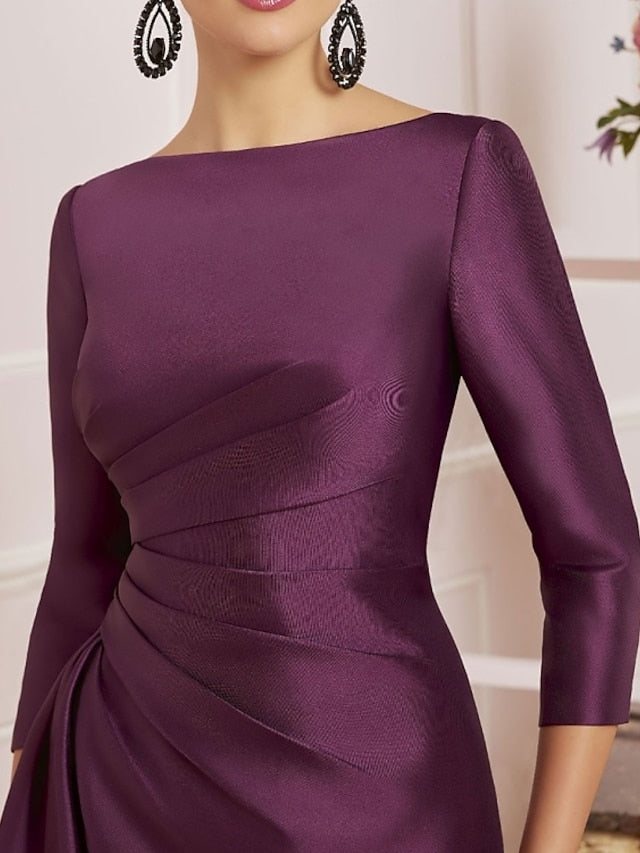 Guest Sheath of Off Dress the Bride Elegant Wedding Mother FashionChic