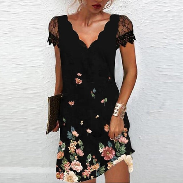 Women's Midi Dress Casual Dress Shift Dress Elegant Fashion