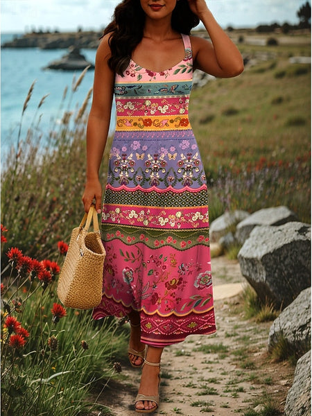 Women's Maxi Dress A Line Dress Off The Shoulder Dress FashionChic