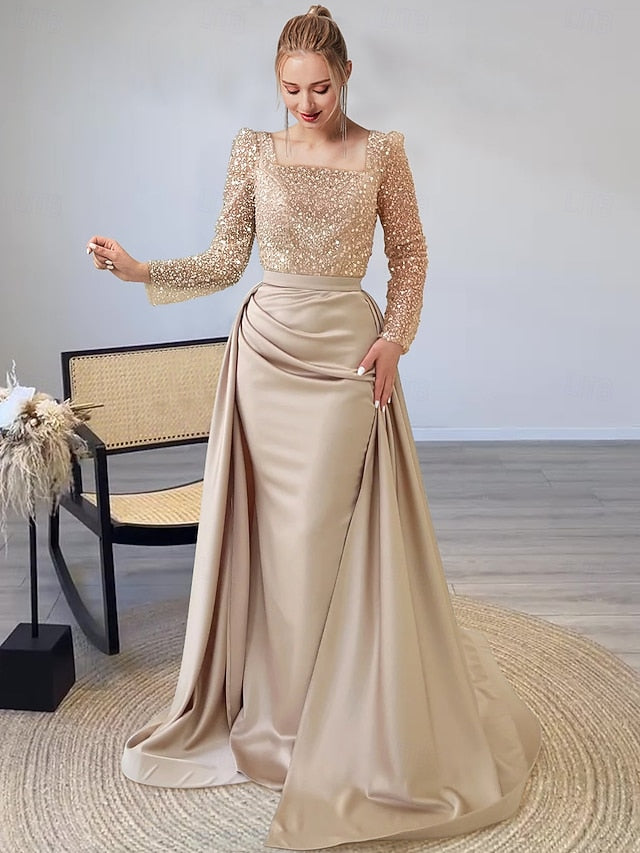 Mermaid Dress Floor Gown Formal Evening Length Long Elegant FashionChic