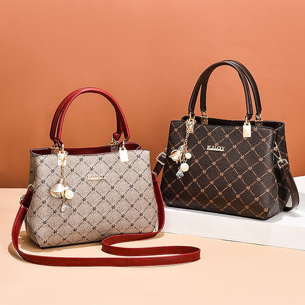 Women's Men's PU Party Leather Bag Shoulder Handbag FashionChic