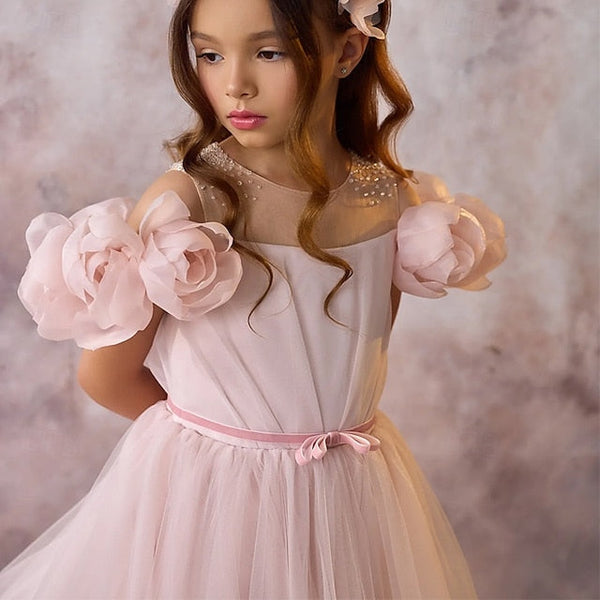First Flower Girls' Dress Communion Girl Party FashionChic