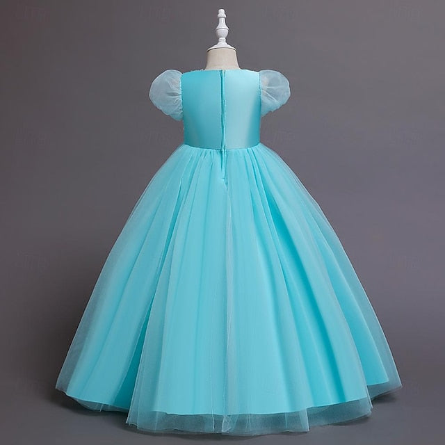 Sequin Flower Dress Girl Kids Girls' Party FashionChic