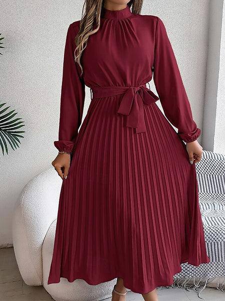 Women's Midi Dress Satin Dress Party Dress Cocktail Dress