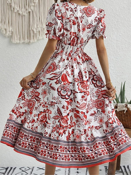 Women's Midi Dress Casual Dress Swing Dress A Line Dress FashionChic