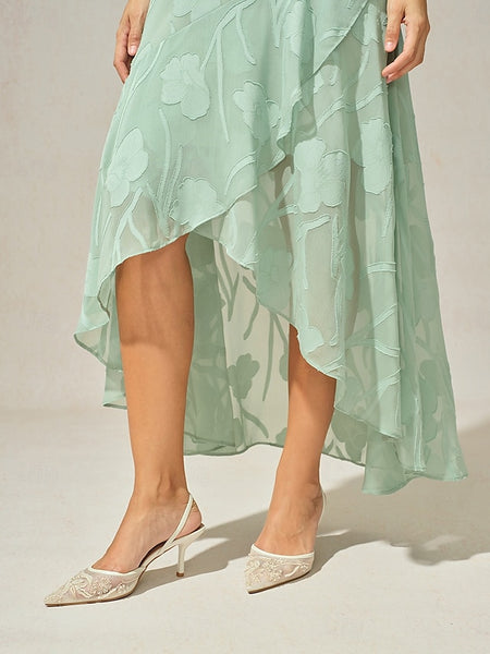 Women's Maxi Dress Ruffle Dress Elegant Wedding Wedding