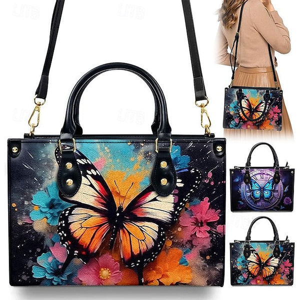 Women's Shoulder Handbag Boston PU Bag Crossbody FashionChic