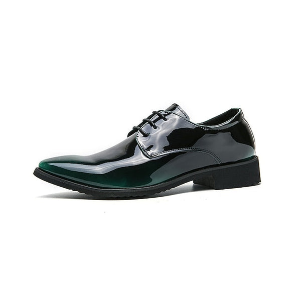 Shiny Formal Dress Shoes Oxford Patent – Men's Leather FashionChic