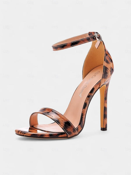 Metallic – Heel Sleek Women Wedding Sandals Stiletto for FashionChic