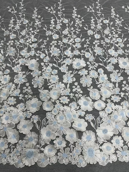 the Dress Bride Floral of Mother A-Line Embroidered FashionChic