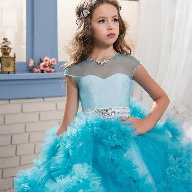 Girl Flower Dress Kid's Girls' Princess FashionChic