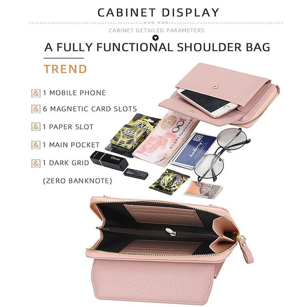 Bag Women's Shoulder Wallet Mobile Phone Crossbody FashionChic