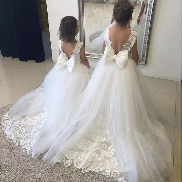 Girls' First Party Dress Girl Flower Communion FashionChic