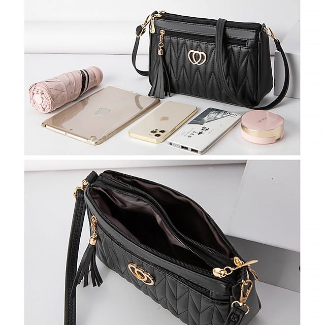 Shoulder Crossbody PU Bag Leather Hobo Women's FashionChic