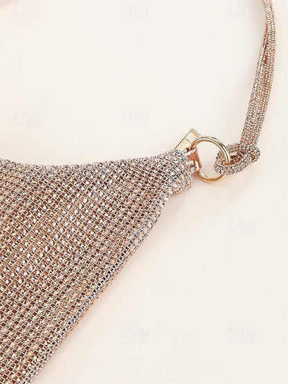 – Shoulder Women's Bag Elegant Handbag Rhinestone Evening FashionChic