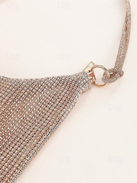 – Shoulder Women's Bag Elegant Handbag Rhinestone Evening FashionChic